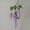 Purple, variant on Artificial Wisteria Vine, Long Plastic Artificial Wisteria Hanging Ornament, Indoor Outdoor Hanging Floral Prop, Decorative Vine for Living Room Garden Wedding and Party