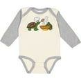 thumbnail image 3 of Inktastic Cute Turtle Chefs Making Soup Boys or Girls Long Sleeve Baby Bodysuit, 3 of 5