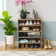 thumbnail image 5 of IRIS 5-Tier Multi-Purpose Organizer Shelf, Ash Brown, 5 of 8