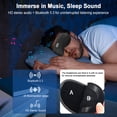 thumbnail image 2 of Sleep Headphones, Sleep Mask with Headphones Bluetooth 5.3 with HD Stereo Speakers for Side Sleepers, Zero Eye Pressure, Adjustable 3D Sleep Eye Mask for Airplane/Travel/Meditation/Nap, 2 of 6