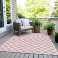 thumbnail image 3 of Dalyn Rugs Machine Washable Indoor/Outdoor Chantille Pink 10' x 14' Rug, 3 of 9