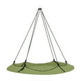 thumbnail image 2 of Hangout Pod, LLC Hangout Pod Free-Hanging Transportable Circular Family Hammock Bed, Sage Green, 2 of 5