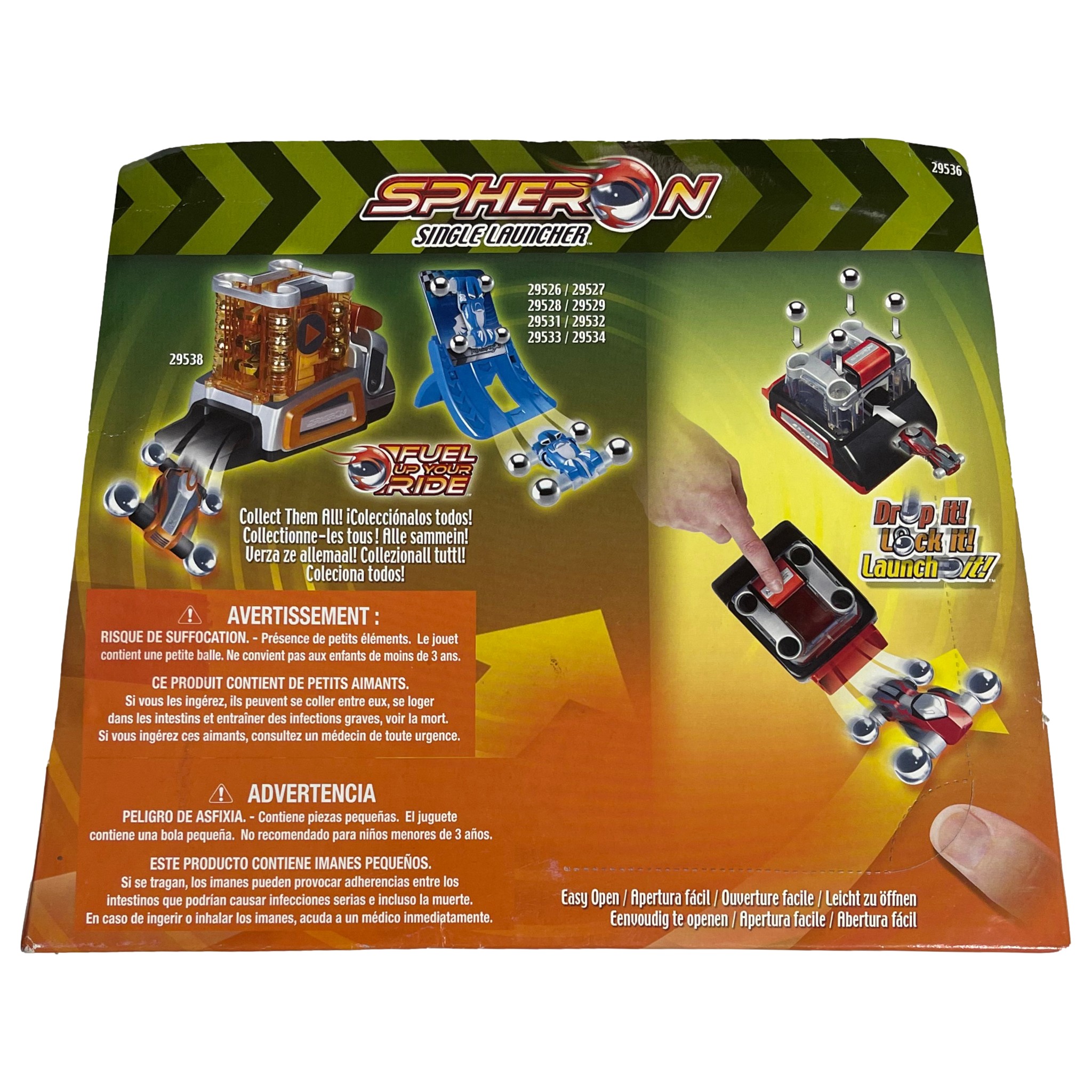 Mega Bloks Magnext Spheron Single Launcher & Red Car Set - image 2 of 3