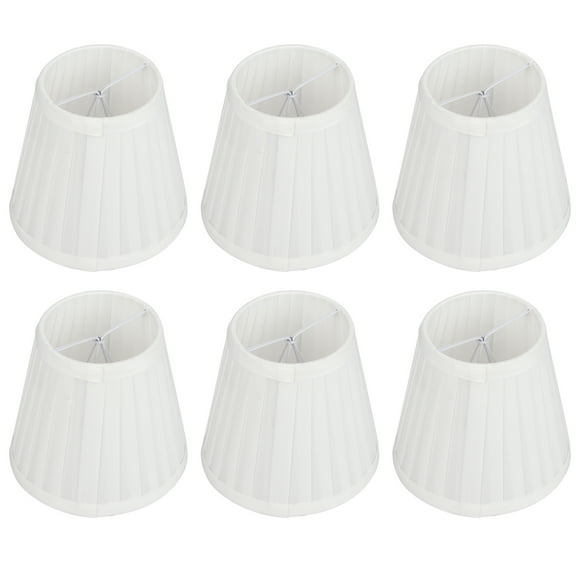 Wincal Abat-Jour de plafonnier Suspendu, Abat-Jour de Lustre en Tissu, Abat-Jour de Couverture de Lampe Murale, pour Le décor d'hôtel de Chambre à Coucher de Salon, 6PCS