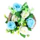 thumbnail image 4 of Plantas en maceta de rosas artificiales, adornos de arreglo floral, decoración de flores falsas para estante, mesa de escritorio de oficina en casa, 4 of 8