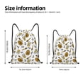 thumbnail image 2 of Balery Honey Pattern Drawstring Backpack Bag Sport Gym Sackpack Cinch Bags Pattern Drawstring Backpack Bag Sport Gym Sackpack Cinch Bags -Medium, 2 of 6