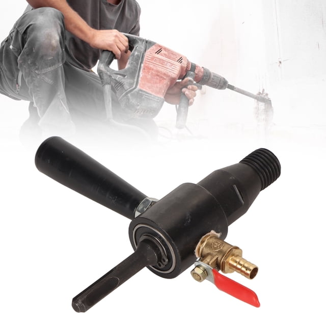 Electric Hammer Adapter Water Injection Converter Turns Electric Drill Into Water Drill Simple Operation, Durable and Reliable with Multi Function for Home Repair
