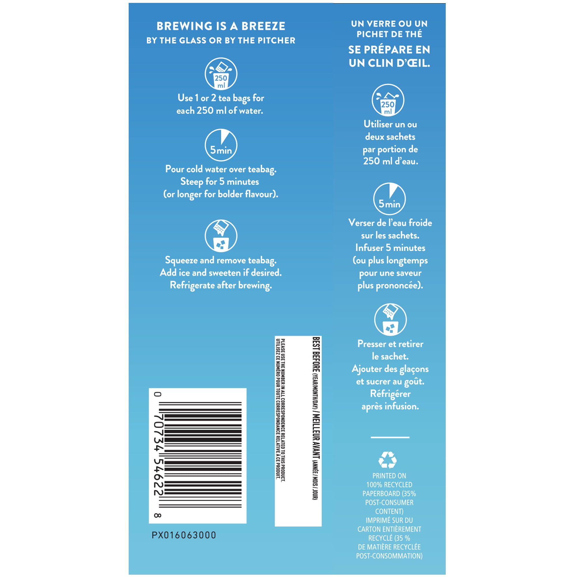 Celestial Seasonings Cold Brew Half & Half, Iced Tea