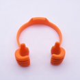 thumbnail image 4 of Soporte para teléfono con pulgar hacia arriba para tabletas, lectores electrónicos y teléfonos inteligentes - Paquete de 3 - Púrpuranaranjablanco, 4 of 5