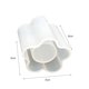 thumbnail image 2 of Molde de Cocina li wang maceta de Silicona 3D para plantas suculentas color Blanco, 2 of 5