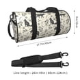 thumbnail image 2 of Sikiie Vintage Moon Fox Duffel Bag, Travel Bag, Sports Gym Bag - Ideal for Sports, Gym, Overnight Stays, 2 of 6