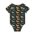 thumbnail image 2 of Rocae Plaid Dachshund for Baby Climbing Clothes Soft Baby Romper for Active Infants Comfortable and Breathable Crawling Jumpsuit Unisex Baby Outfit 9M, 2 of 8