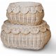 thumbnail image 1 of Cesta de mimbre BEBE BASK de ratán tejida a mano con tapa, 1 of 9