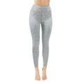 thumbnail image 6 of CFLVAEK Womens Fleece Lined Leggings Comfy Tummy Control Yoga Pants Thick Warm Winter Workout Leggings High Waisted Thermal Legging Gray XXL, 6 of 8
