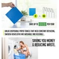 thumbnail image 5 of Swedish Dishcloths for Kitchen, Resusable Paper Towels for Cleaning Dishes & Countertops, 10-Pack Ultra Absorbant Eco Friendly Wash Cloths, Biodegradable, Safe for All Surfaces, 5 of 5