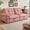 Pink, variant on Barara King 77inch Convertible Sofa Bed with 2-in-1 Piece, Sleeper Bed with Made of Modern Velvet Fabric for Living rooms, Bedrooms, Apart, Gray