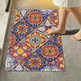 thumbnail image 7 of Coolnut Mexican Ceramic Anti-Slip Ultra Absorbent Durable Bath Rug with Rubber Backing,24"x16", 7 of 7
