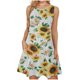 thumbnail image 1 of Mujeres verano casual sin mangas cuello redondo gradiente impreso bolsillo manga vestidos vestido suelto OAVQHLG3B Store lin121212, 1 of 5