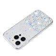 thumbnail image 6 of Compatible with iPhone 12 Pro Max Bling Case Glow in The Dark Noctiluncent Fluorescent Luminous Phone Case Women Girls Girly Glitter Sparkling Slim Soft TPU Bumper Protective Cover,White, 6 of 6