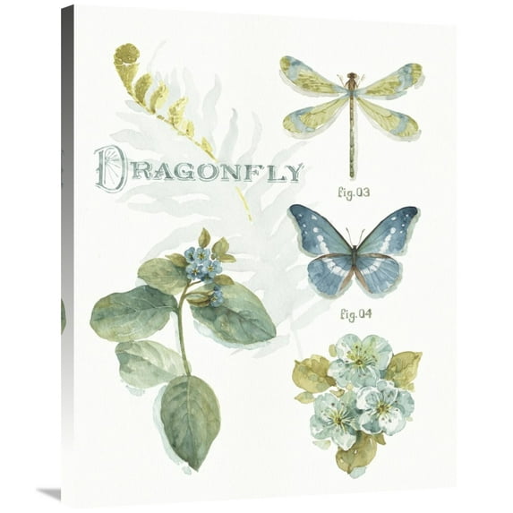 Global Gallery's 'My Greenhouse Botanical II' By Lisa Audit Stretched Canvas Wall Art