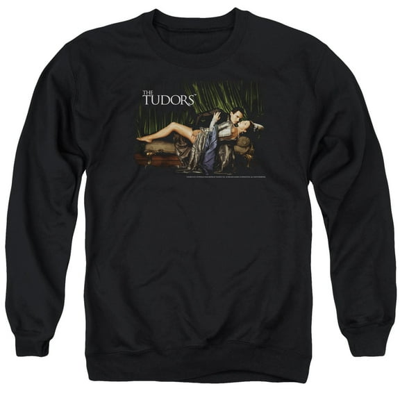 Tudors The King And His Queen Adult Crewneck Sweatshirt Black