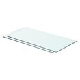 thumbnail image 1 of vidaXL Shelves 2 pcs Panel Glass Clear 60x25 cm, 1 of 2