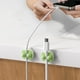 thumbnail image 5 of Pack de 6 clips para cable • Organizador de gestión de cables de sobremesa • Abrazaderas para cables de carga y datos • Portacables adhesivos (negro, blanco, gris, verde, amarillo), 5 of 6