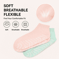 thumbnail image 3 of Womens Grip Socks, LOFIR 5 Pairs Breathable Non Slip Ankle Grippy Socks with Gripper for Pregnant Elderly Seniors Women Hospital Recovery and Home Use, 3 of 7