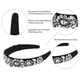 thumbnail image 4 of Diademas de cristal a la moda, accesorios para el cabello con piedras preciosas barrocas, diadema a la moda, diademas para mujer, 4 of 6