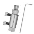 thumbnail image 2 of Tornillo de tornillo dañado Conjunto de la herramienta manual El desgaste resistente al desgaste de accesorios y accesorios Easy Out Bolt Extractor Plata, 2 of 8
