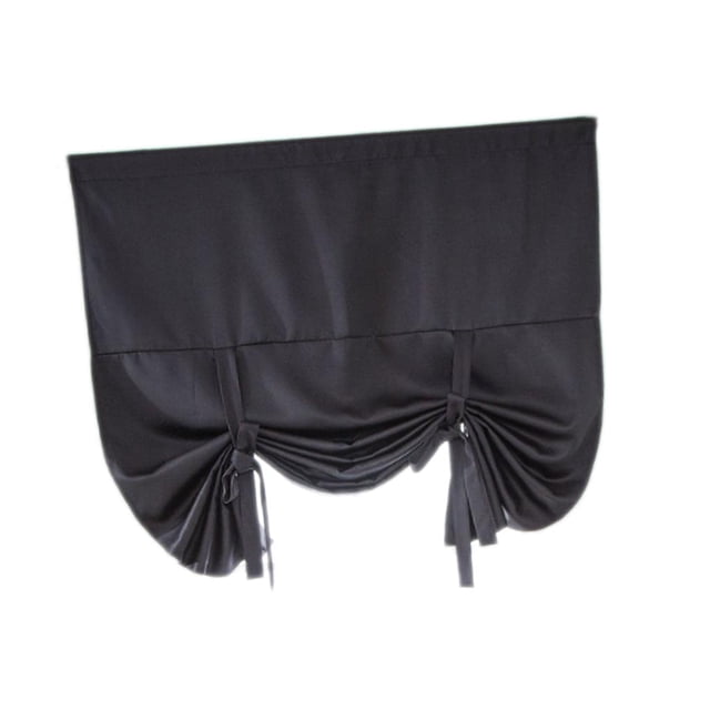 1 Pieza Romana Elegante de Multicolores de Poliéster para Pequeña Ventana en Cocina Negro Macarena Cortina romana