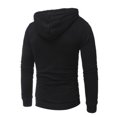 thumbnail image 2 of Fo Sweat à Capuche Classique Matelassé à Motif Carré pour Hommes (Bleu Foncé, 3TG), 2 of 10
