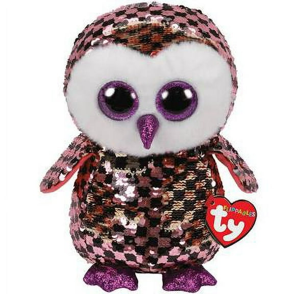 Ty Beanie Babies Flippables Checks The Owl