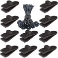 thumbnail image 1 of Clips para Lona Agarre de Bloqueo Paquete de 20 Abrazaderas para Lona Clips de Sujeción para Carpa de Tiburón de Alta Resistencia Soporte para Cubierta de Toldo de Piscina Clip de Cuerda Elástica Abra, 1 of 5