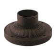 thumbnail image 2 of 1307MO-Hinkley Lighting-Accessory - 7 Inch 3.5 Inch Height Round Fluted Pier Mount Base-Mocha Finish, 2 of 2