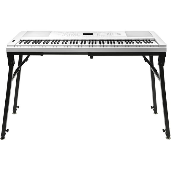 Heavy Duty Folding Keyboard Stand, Adjustable Keyboard Stand Piano DJ Keyboard Table, Portable Professional Collapsible Piano Keyboard Stand, Music Stand for Speakers, Digital Mixer, Electric Piano