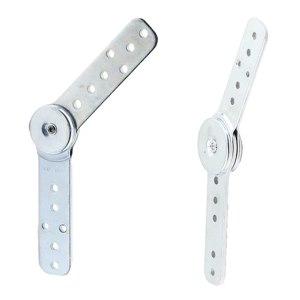 2pcs Furniture Hinge Ratchet Folding Connecting Hinges for Sofa Armrest