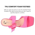 thumbnail image 4 of Journee Collection Womens Luca Tru Comfort Foam Open Square Toe Block Heel Sandals, 4 of 6