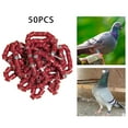 thumbnail image 4 of 50x 2023 Pigeon Leg Rings Bird Pigeon Foot Rings Foot Bands for Bantam Finch Canary Brown, 4 of 9