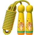 thumbnail image 1 of Cuerda para saltar para niños con mango de madera, cuerda para saltar de algodón suave para niños, sin enredos-AM, 1 of 5