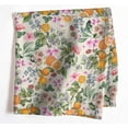 thumbnail image 5 of Vargottam Premium Cotton Muslin Napkins - Set of 12, 20-Inch Orange Fruits Design, Soft and Absorbent Cloth Napkins for Dining, Decor, Weddings, and Special Occasions - Machine Washable, Table Linens, 5 of 8