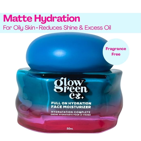 Full On Hydration Face Moisturizer – Matte Finish for Oily & Combination Skin | Oil Control & Shine Reduction