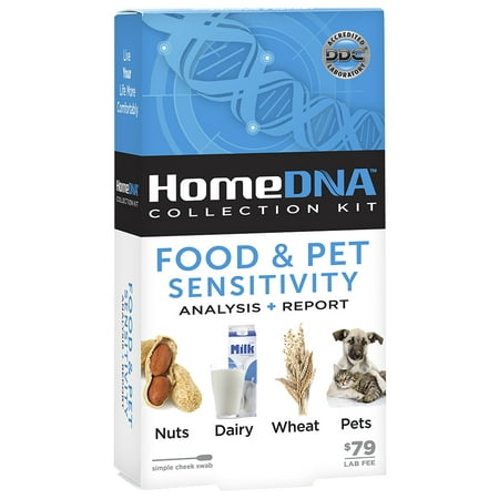 HomeDNA™ Food & Pet Sensitivity At-Home DNA Test (Best Dna Kit 2019)