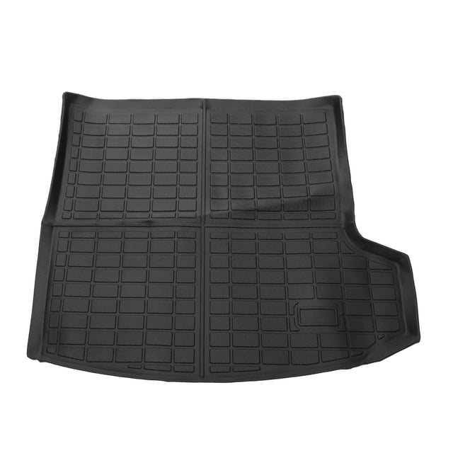 Unique Bargains Cargo Liner Trunk Mat Trunk Cargo Luggage Boot Tray Mat for Acura RDX 2019-2024 Black TPE 1 Pc Flat Face Checkered Pattern Rear Anti-Slip