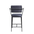 thumbnail image 6 of Acme Cargo Counter Height Chair (Set-2) Fabric & Gunmetal, 6 of 6