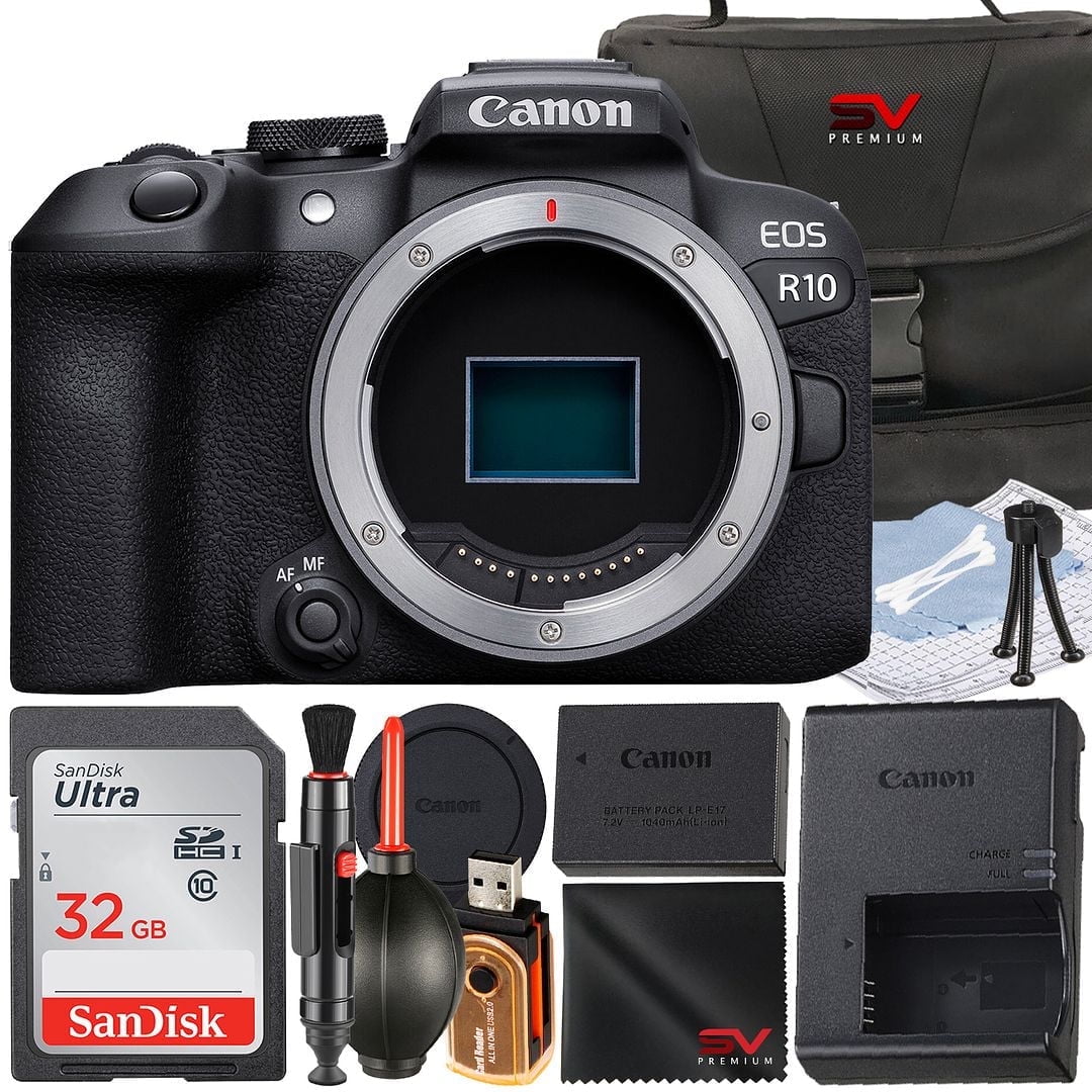 Canon EOS R10 Mirrorless Camera Body, 24.2MP, 15 FPS, Fast