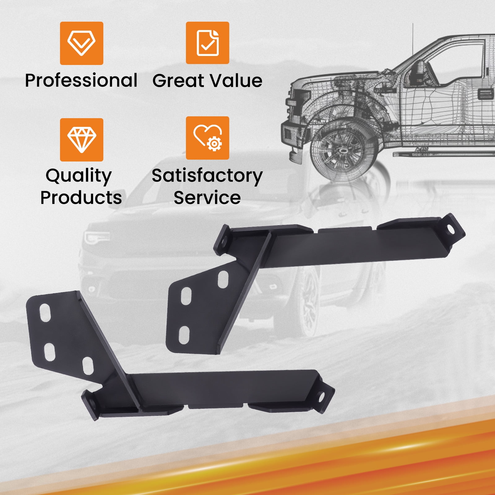 maXpeedingrods 3" Body Lift Kit for Dodge Ram 1500, 2500, 3500 (1997-2001, Excluding Sport Models, 2WD/4WD, Gas Engine) - 3" Lift, Carbon Steel, Includes Spacers, Brackets, Hardware