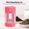 thumbnail image 3 of Air Tight Storage Jars, Magnifying Glass Jar Transparent Portable Light Durable Mini  for Home Blue,Black,Purple,Rose Pink, 3 of 7