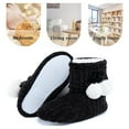 thumbnail image 6 of LORDFON Women's Chenille knitted House Slippers with Cute Pom Poms,Cozy Winter Warm Plush Lining Womens Boot Slippers Memory Foam Indoor Shoes, 6 of 7