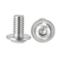 thumbnail image 1 of Unique Bargains M6 x 12mm 304 Stainless Steel Flanged Button Head Socket Cap Screws 20 Pack, 1 of 5